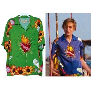 Y2K Pleasures Verona Sacred Heart Shirt L Loop Collar DiCaprio Romeo Juliet